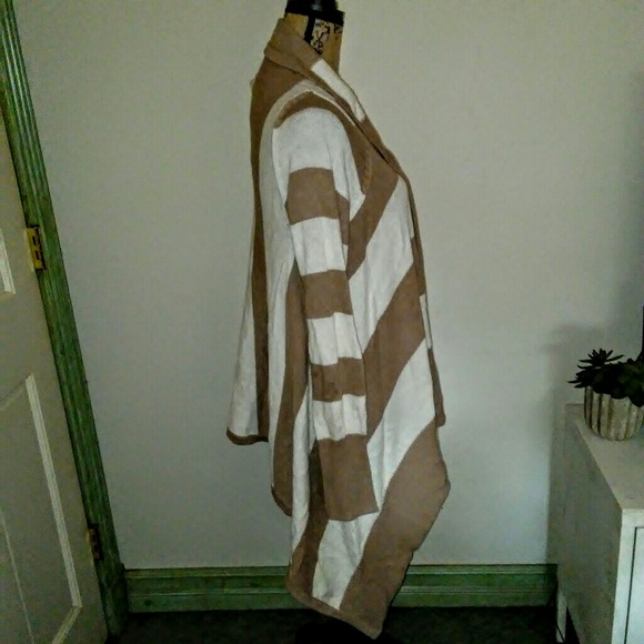 Fall striped cardigan sweater - Picture 2 of 7